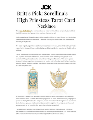 La Papessa Tarot Card