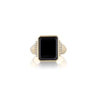 Customized Initial Signet Ring