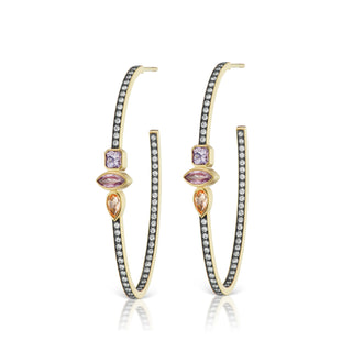 Stx & Stone Pave Hoops