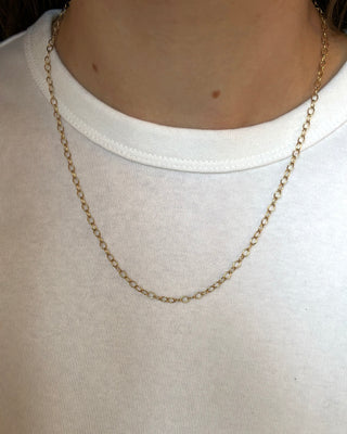 Rounded Cable Chain Necklace