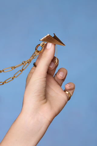 Paper Plane Pendant