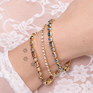 Bezel Tennis Bracelet