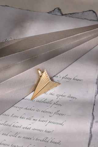 Paper Plane Pendant