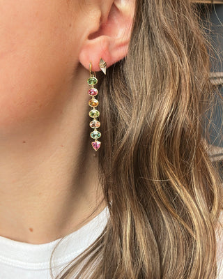 Gemstone Drop Earrings