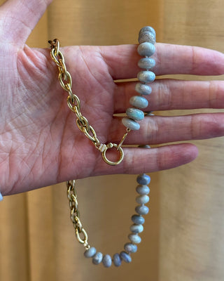 Opal Teardrop Necklace