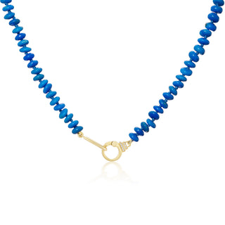 Collana Con Ciondolo In Quarzo Rosa E Catena In Rame - Gioiello Collana Con Ciondolo In Quarzo Rosa E Catena In Rame - Gioiello
