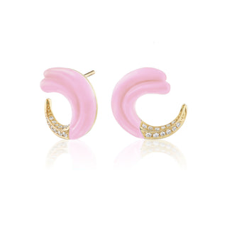 Seashell Crescent Earrings