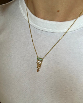 Gemstone Lariat Necklace