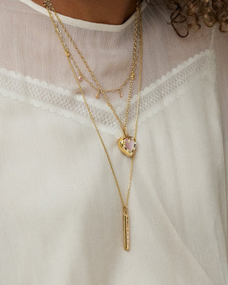 Heart-Shaped Push Button Locket