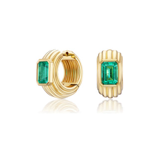 Nomad Gemstone Huggies
