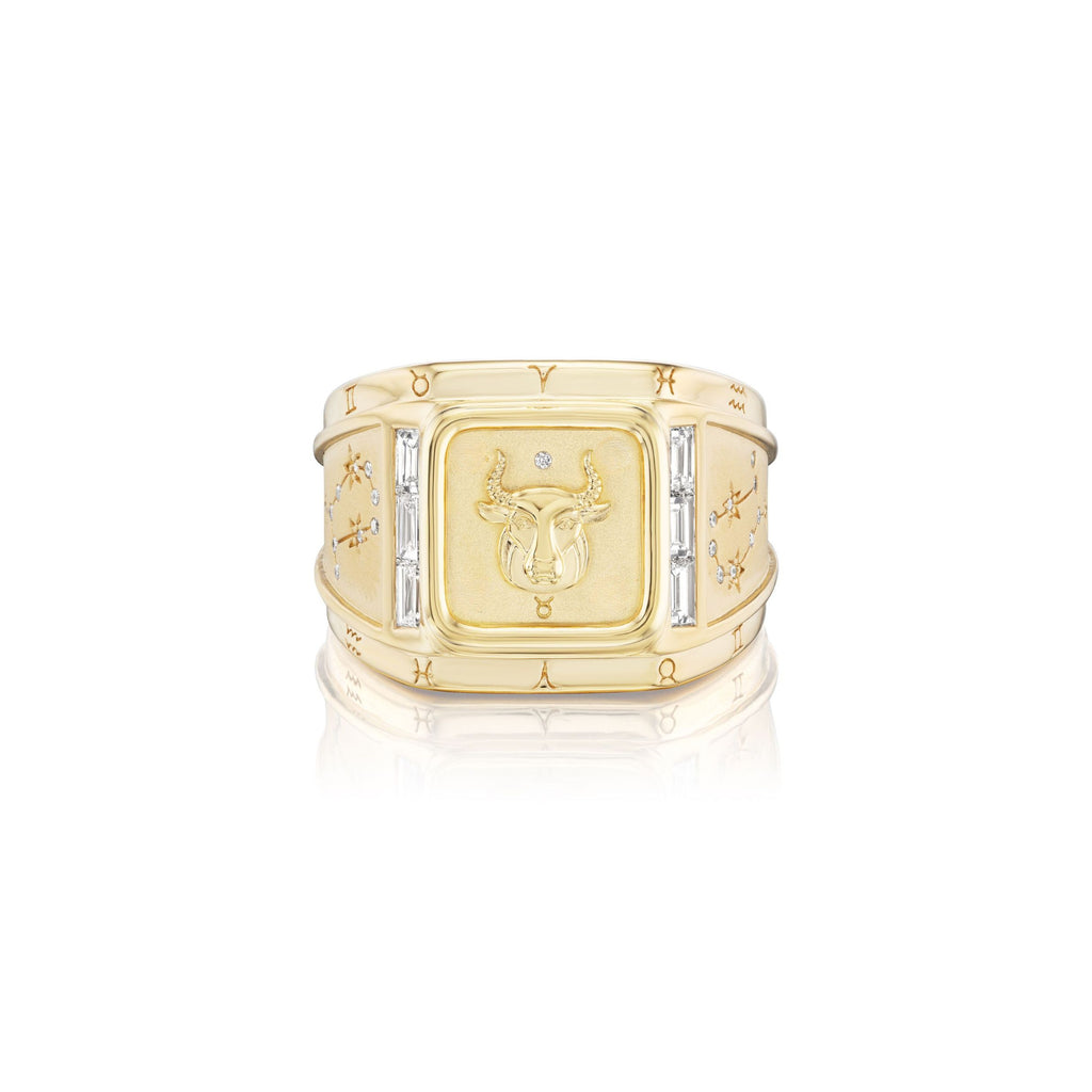 Taurus Zodiac Ring – Sorellina
