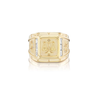 Libra Zodiac Ring