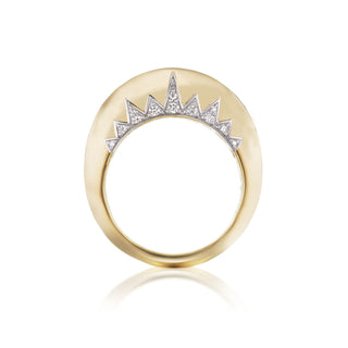 Domed Crown Ring