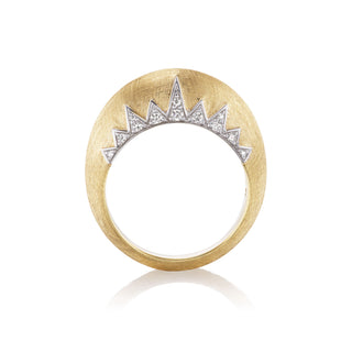 Domed Crown Ring
