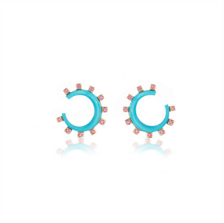 Mini Crescent Earrings